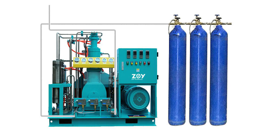 Oxygen clearance filling station