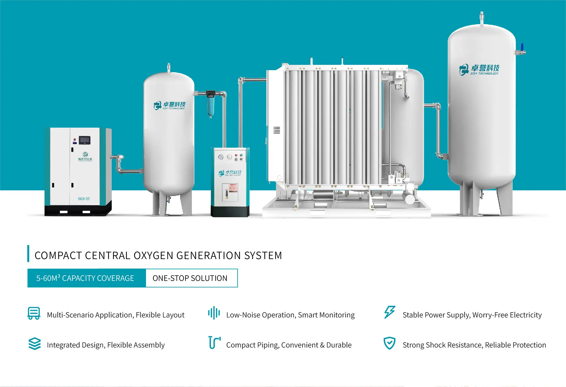 ZOY®Modular Oxygen Generator System - ZOY Medical Technology